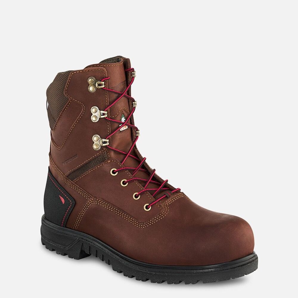 Red Wing $290 3573 BRNR XP Waterproof CSA Safety Toe Work Boots 8.5 H NEW